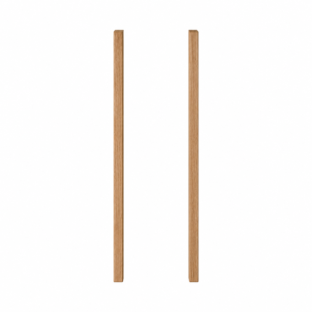 2 x Oak Wall Battens