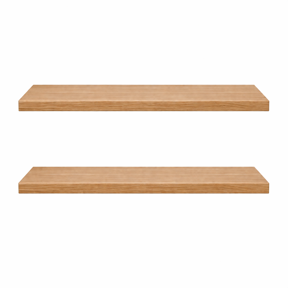 2 x Oak Shelves