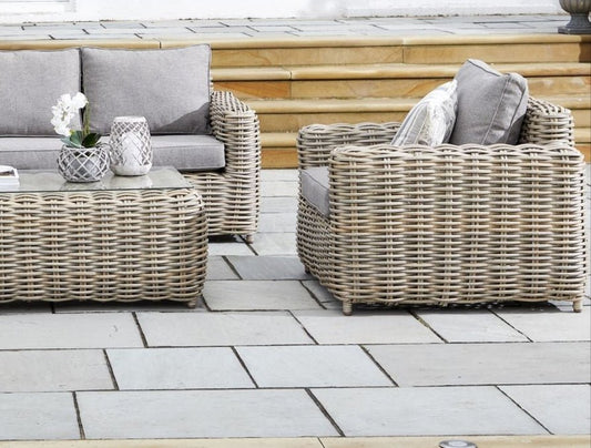 Amalfi Outdoor Five Seater Garden Set | Premium Weatherproof Lounge Furniture - Apex Bespoke Carpentry