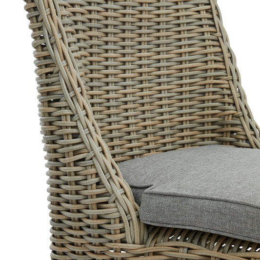 Amalfi Outdoor Round Dining Chair | Weatherproof Luxury for Outdoor Dining - Apex Bespoke Carpentry