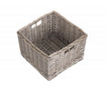 Load image into Gallery viewer, Antique Wash Small Square Storage Basket | Unlined | Integral Handles - Apex Bespoke Carpentry