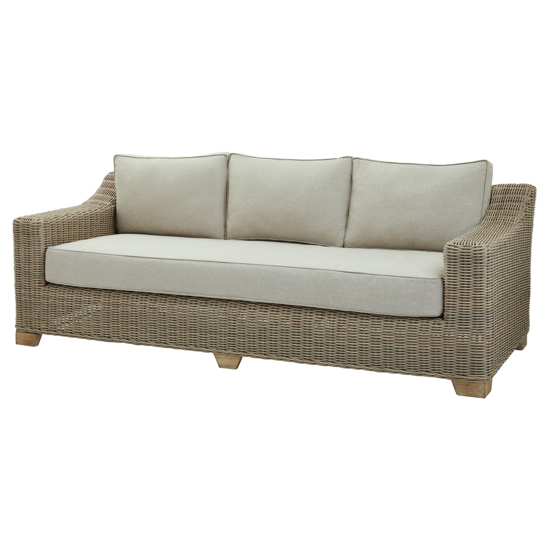 Capri Outdoor Three - Seater Sofa - Apex Bespoke Carpentry