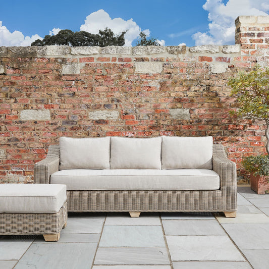 Capri Outdoor Three - Seater Sofa - Apex Bespoke Carpentry