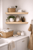 Load image into Gallery viewer, Corner Airing Cupboard Shelves | Slatted Corner Shelves - Apex Bespoke Carpentry