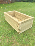 Load image into Gallery viewer, Handmade Stackable Wooden Planter | 80cm Wide |Treated Timber Raised Bed | Easi Edge - Apex Bespoke Carpentry