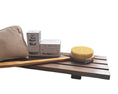 Load image into Gallery viewer, Luxury Walnut Bath Tray Bundle | Includes Bath Pillow, Dry Brush, Olverum Bath Oil & Salts - Apex Bespoke Carpentry