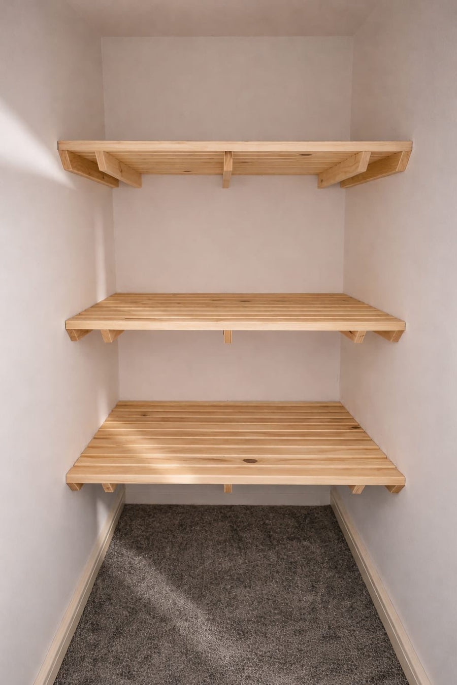 Made to Measure Airing Cupboard Shelves| Slatted | Custom Fit - Apex Bespoke Carpentry