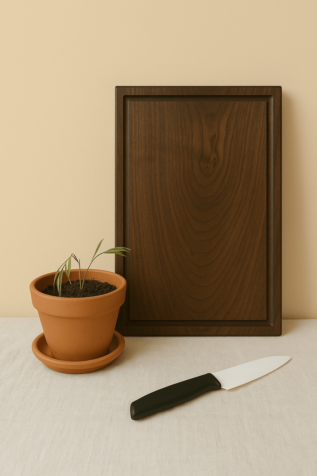 Walnut Chopping Board with Juice Groove - Apex Bespoke Carpentry