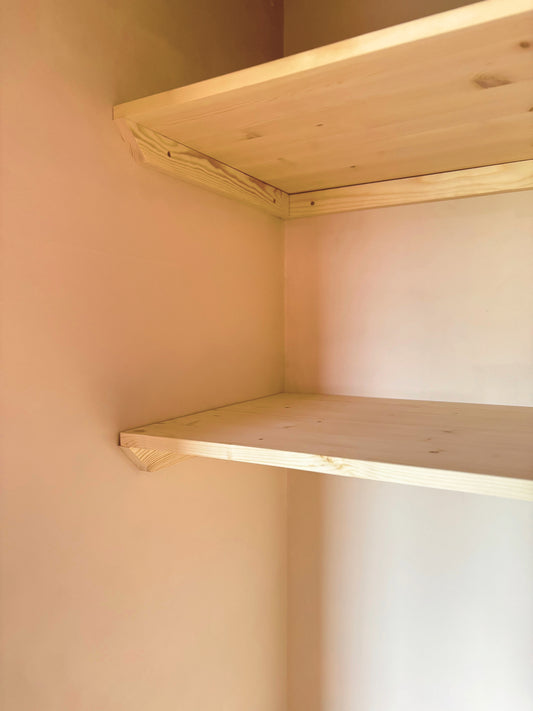 Made-to-Measure 18mm Pine Furniture Board Shelves | Cut to Size | Easy to Install