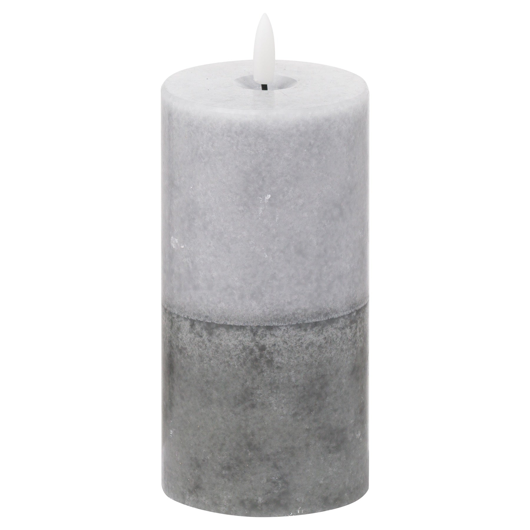 Natural Glow 3x6 Stone LED Candle