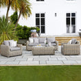 Load image into Gallery viewer, Amalfi Outdoor Five Seater Garden Set | Premium Weatherproof Lounge Furniture
