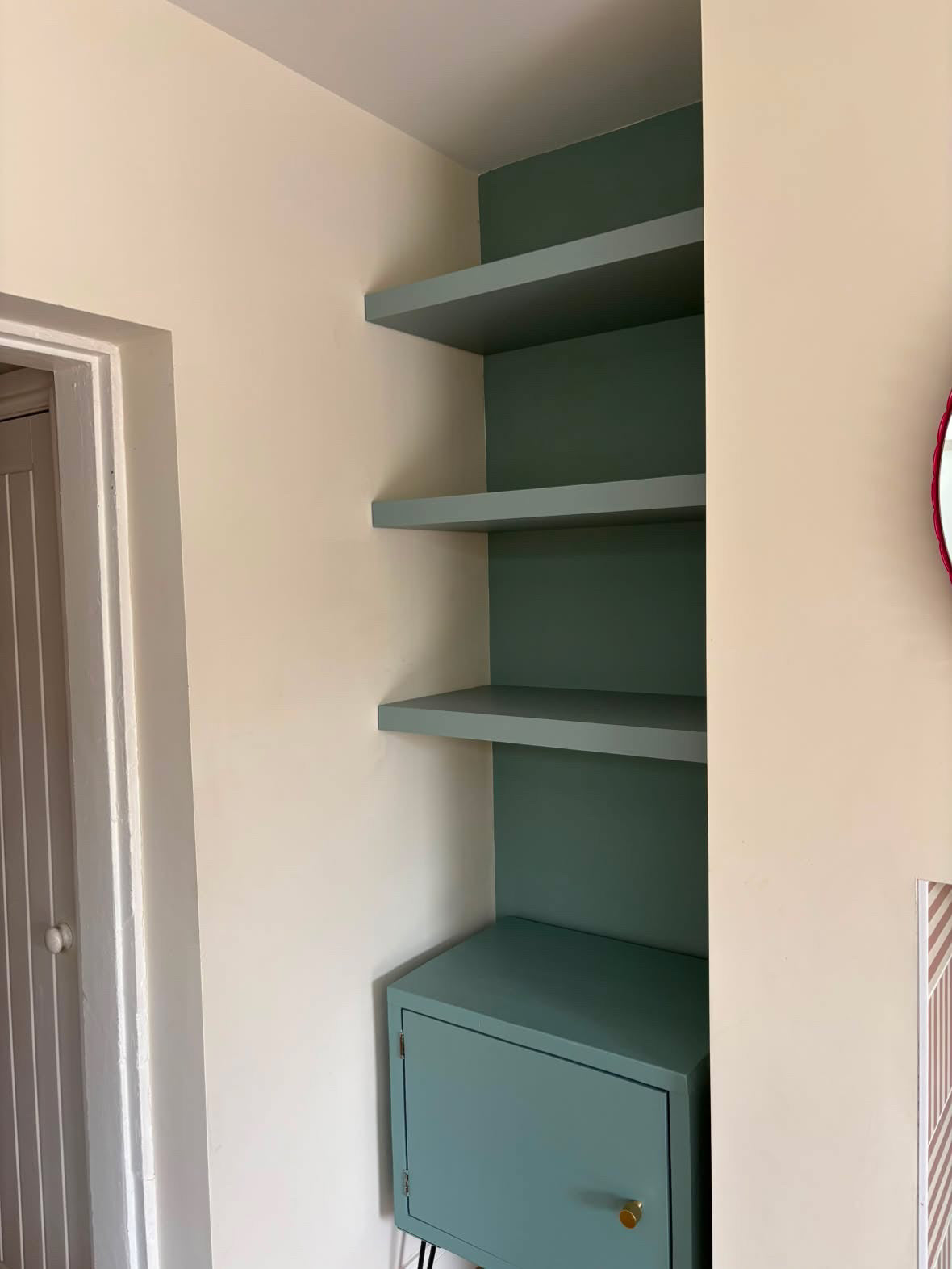 Made-to- Measure Floating Alcove Paintable Shelves | MDF Alcove Shelves | Easy to Install