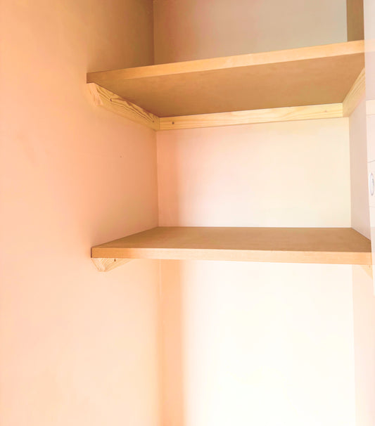 Made-to-Measure 25mm MDF Cupboard Shelves | Cut to Size | Easy to Install | Paintable