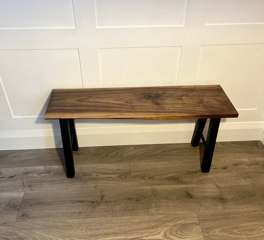 Solid Walnut Bench