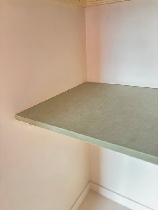 Made-to-Measure MDF Cupboard Shelves | 18mm Moisture-Resistant | Cut to Size