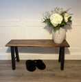 Load image into Gallery viewer, Solid Walnut Bench
