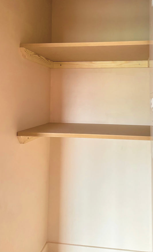 Made-to-Measure 18mm MDF Cupboard Shelves | Cut to Size | Easy to Install | Paintable