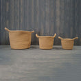 Load image into Gallery viewer, Woven Eared Baskets with Liner
