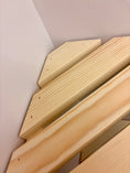 Load image into Gallery viewer, Corner Airing Cupboard Shelves | Slatted Corner Shelves

