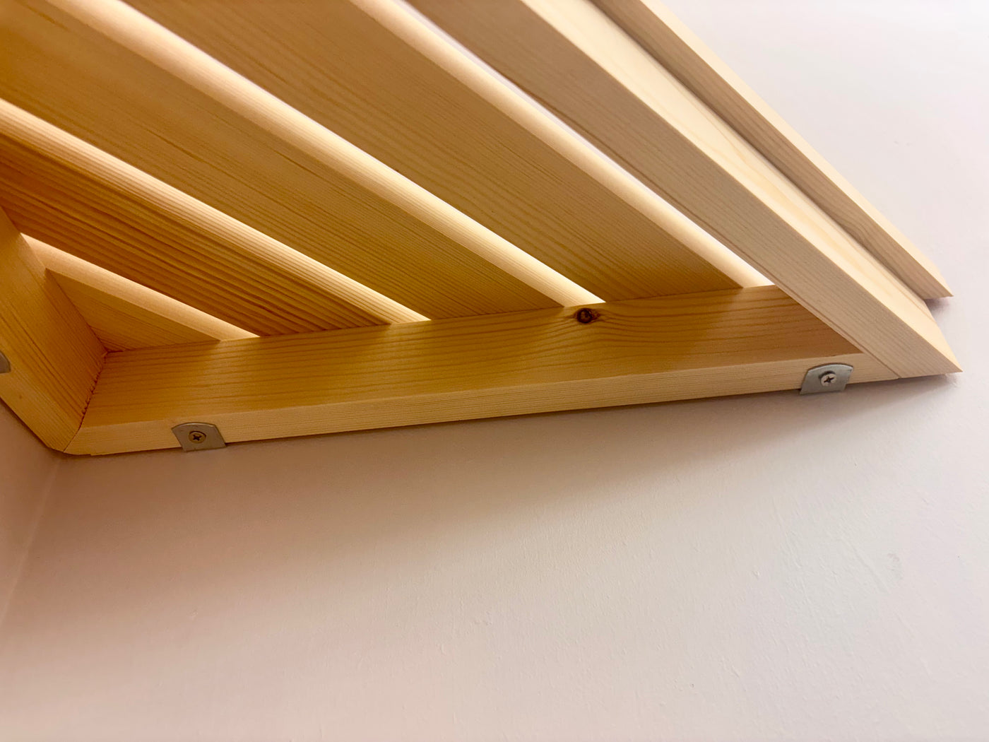 Corner Airing Cupboard Shelves | Slatted Corner Shelves