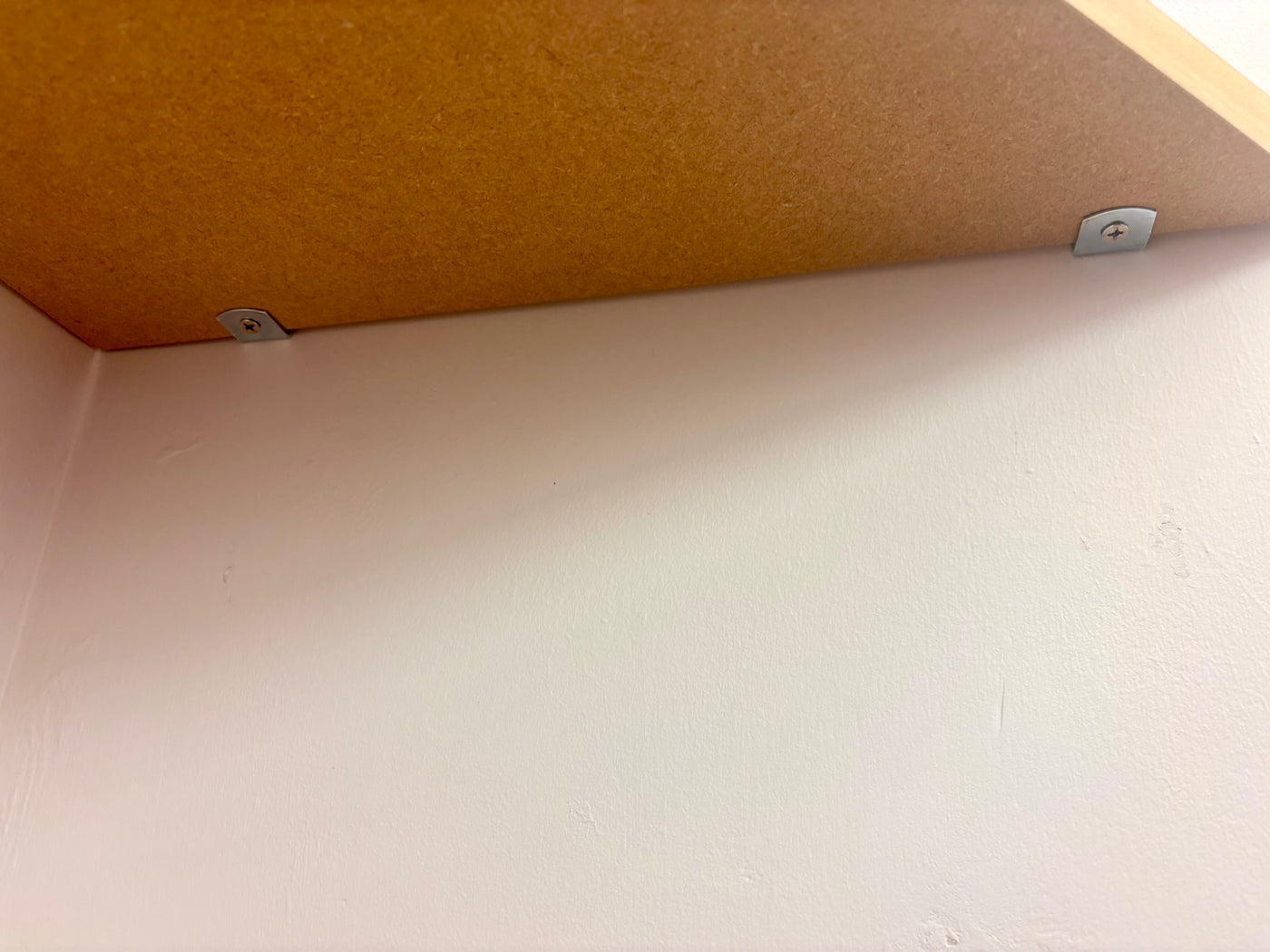 Corner 25mm MDF Shelves | Paintable Corner Shelves