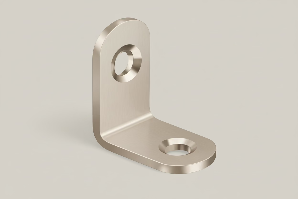 Metal L-Brackets Set of 5 | 20mm x 20mm Includes Screws