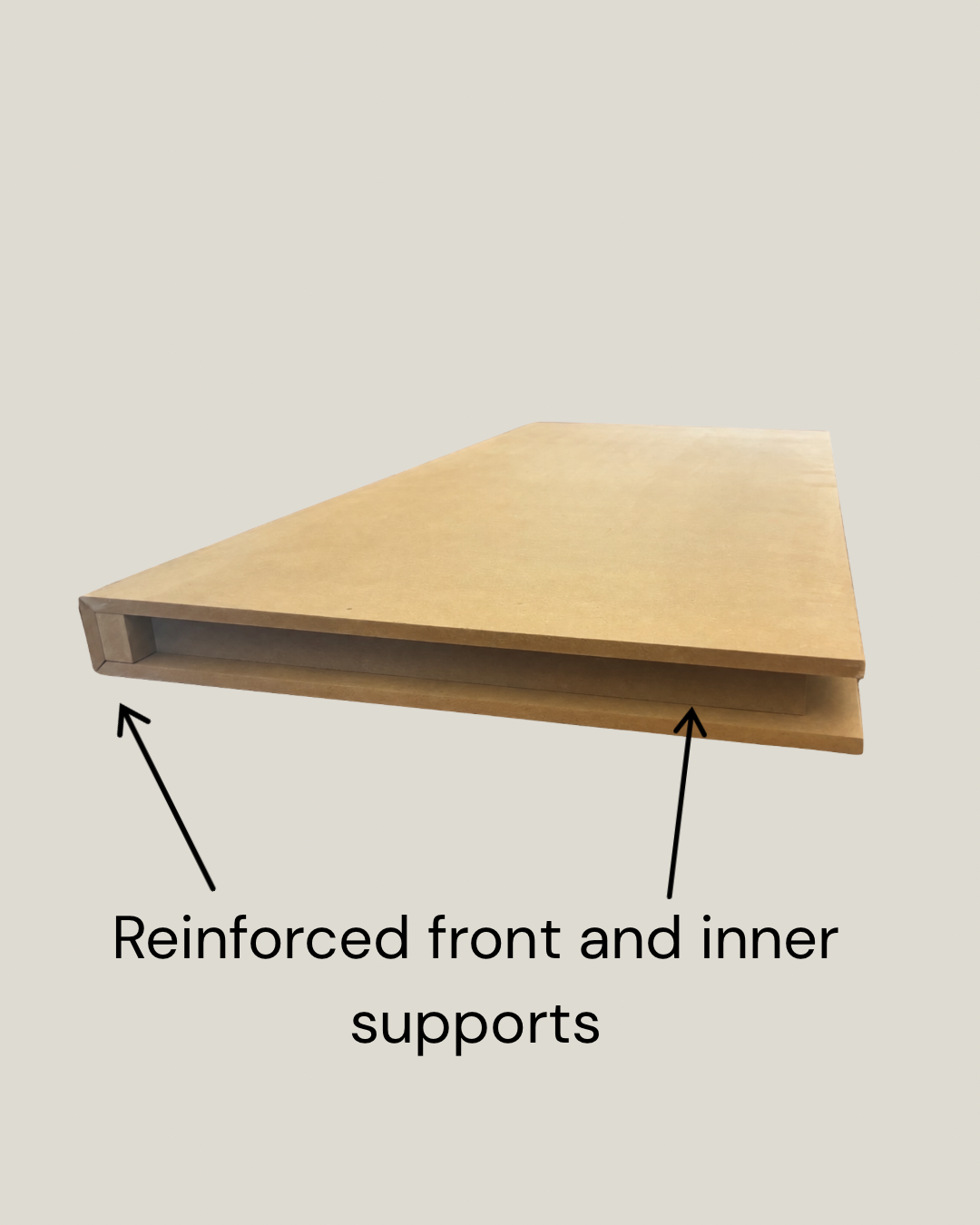 Made-to- Measure Floating Alcove Paintable Shelves | MDF Alcove Shelves | Easy to Install