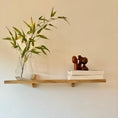 Load image into Gallery viewer, Floating Wooden Oak Veneer Shelf
