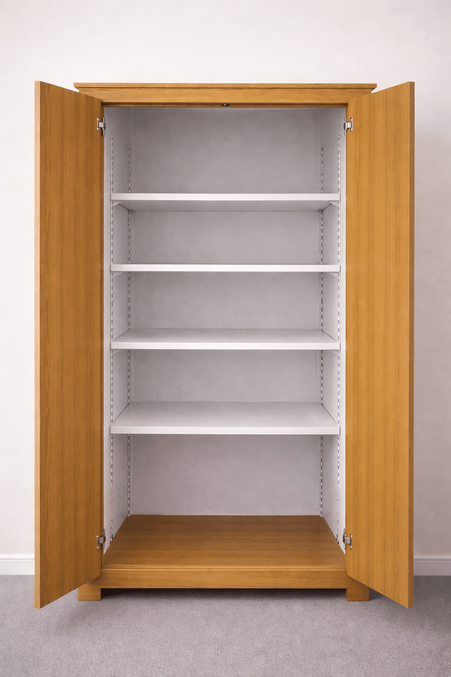 Adjustable Custom Size Wardrobe Shelves Set of 4 | White | 18mm - Apex Bespoke Carpentry