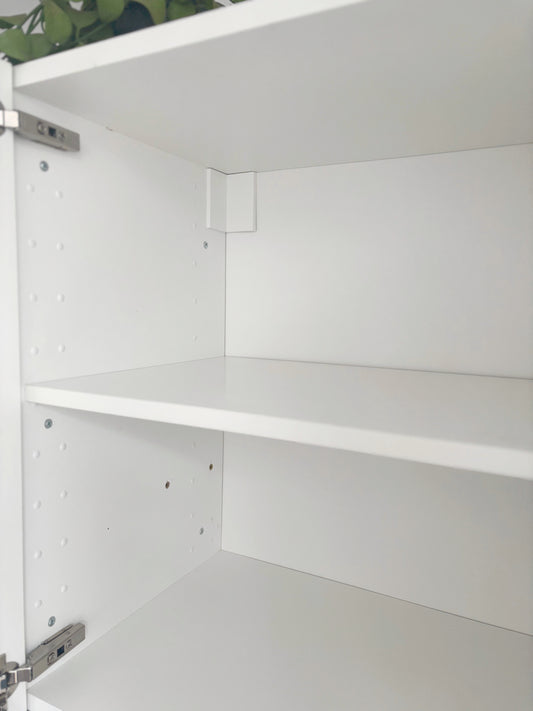 Made-to-Measure 15mm Melamine Cabinet Shelf | White | Wipeable Material | Cut to Size