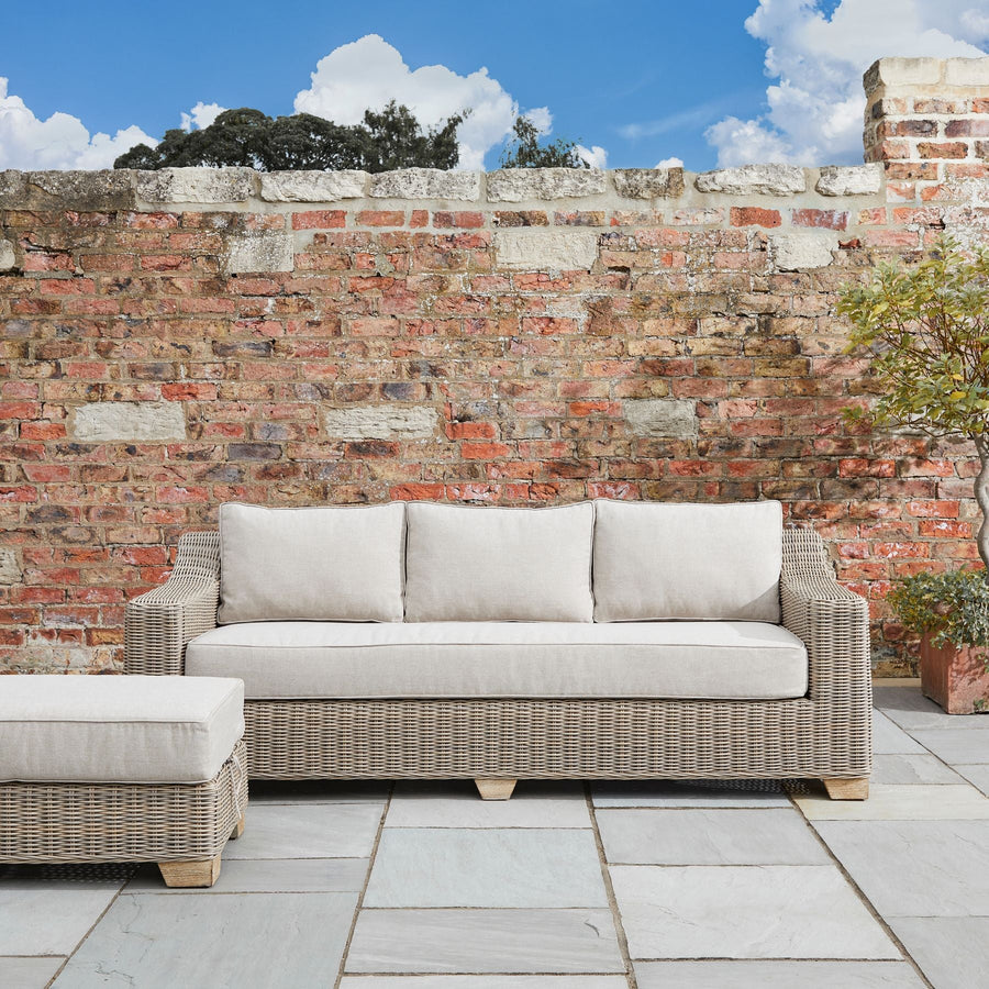 Capri Outdoor Three - Seater Sofa - Apex Bespoke Carpentry
