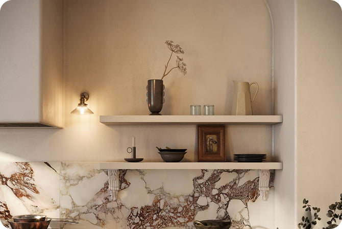 Made-to-measure shelves