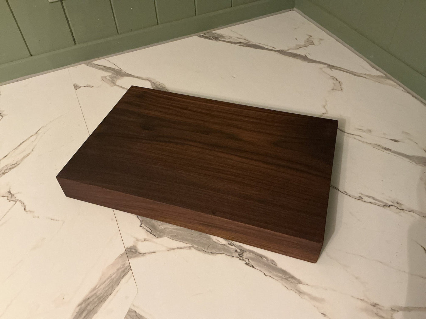 Chunky Walnut Chopping Board Large | 2" Black American Walnut Cutting Board - Apex Bespoke Carpentry