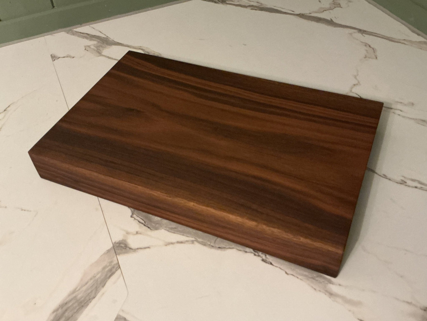 Chunky Walnut Chopping Board Large | 2" Black American Walnut Cutting Board - Apex Bespoke Carpentry