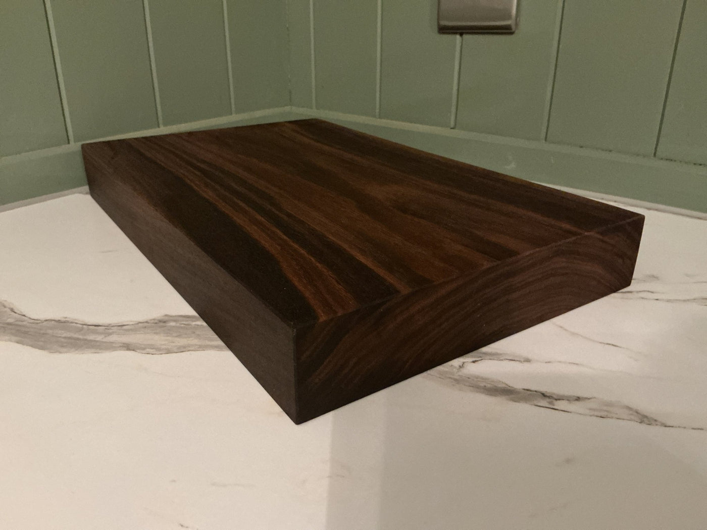 Chunky Walnut Chopping Board Large | 2" Black American Walnut Cutting Board - Apex Bespoke Carpentry