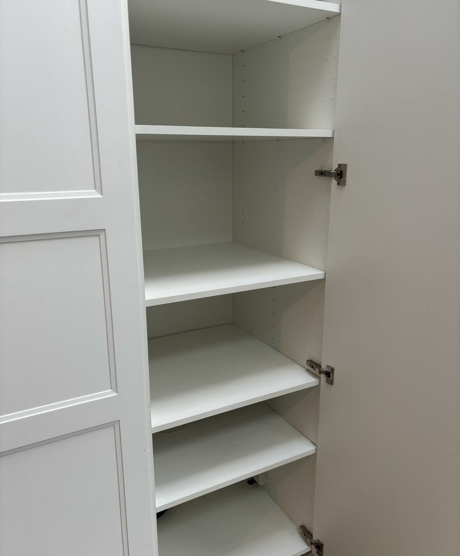 Made - to - Measure 18mm Melamine Cabinet Shelf | White | Wipeable Material | Cut to Size - Apex Bespoke Carpentry