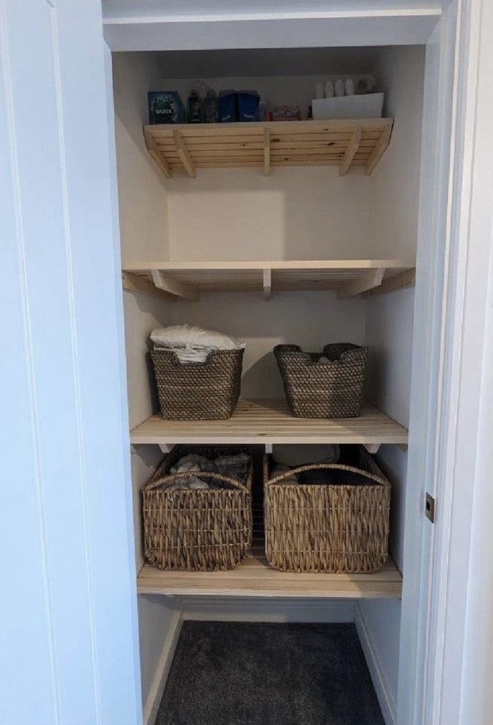 Made to Measure Airing Cupboard Shelves| Slatted | Custom Fit – Apex ...