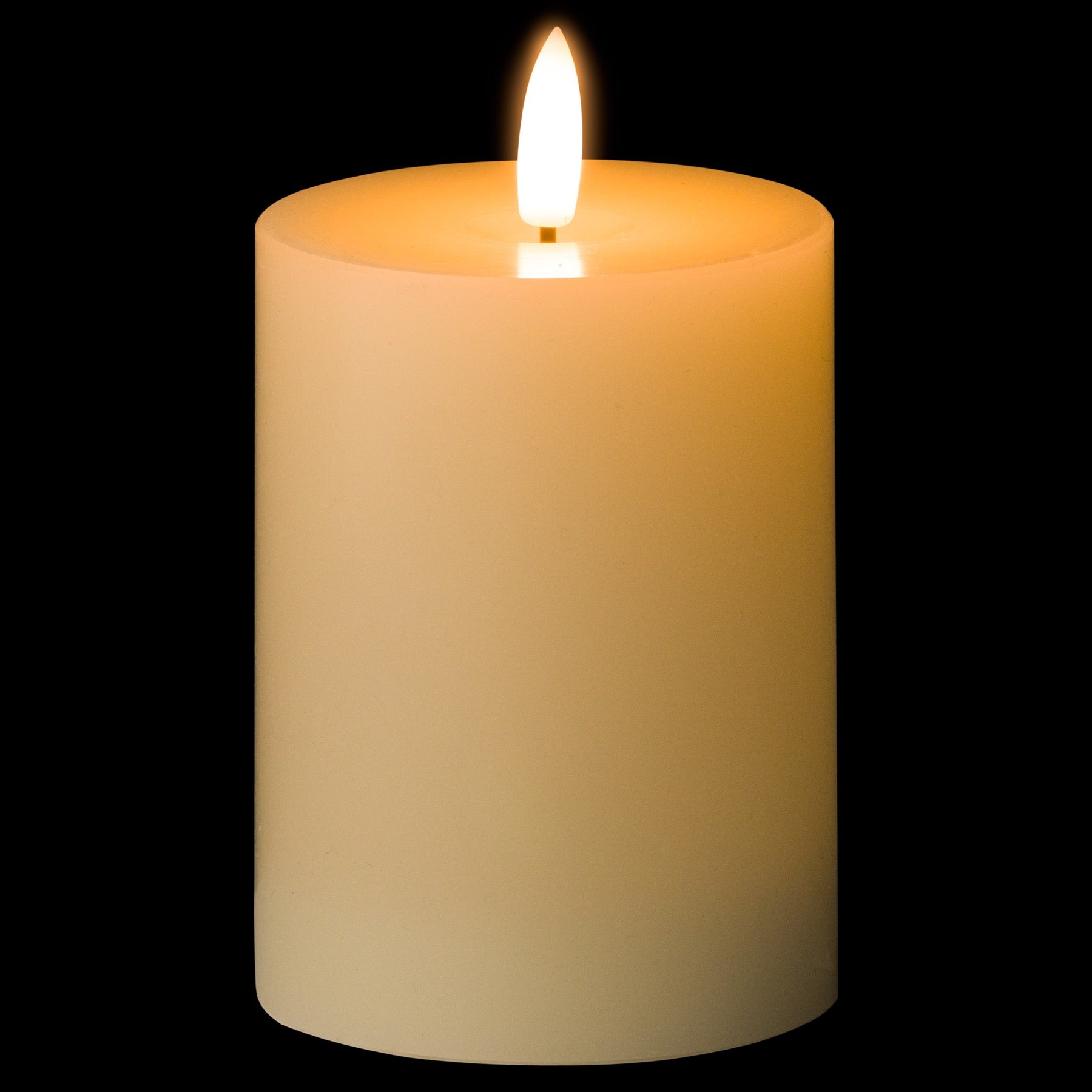 Natural Glow 3 x 4 LED Cream Candle - Apex Bespoke Carpentry