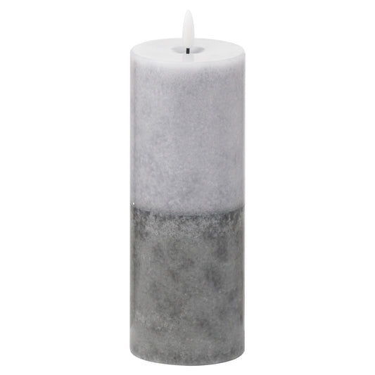 Natural Glow 3x8 Stone LED Candle - Apex Bespoke Carpentry