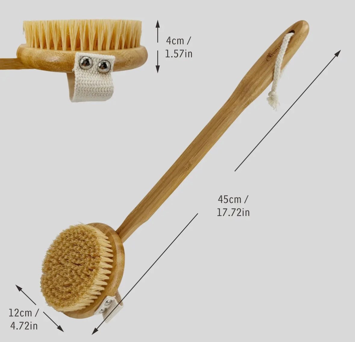 Olnatur Bamboo & Cactus Back Brush - Apex Bespoke Carpentry