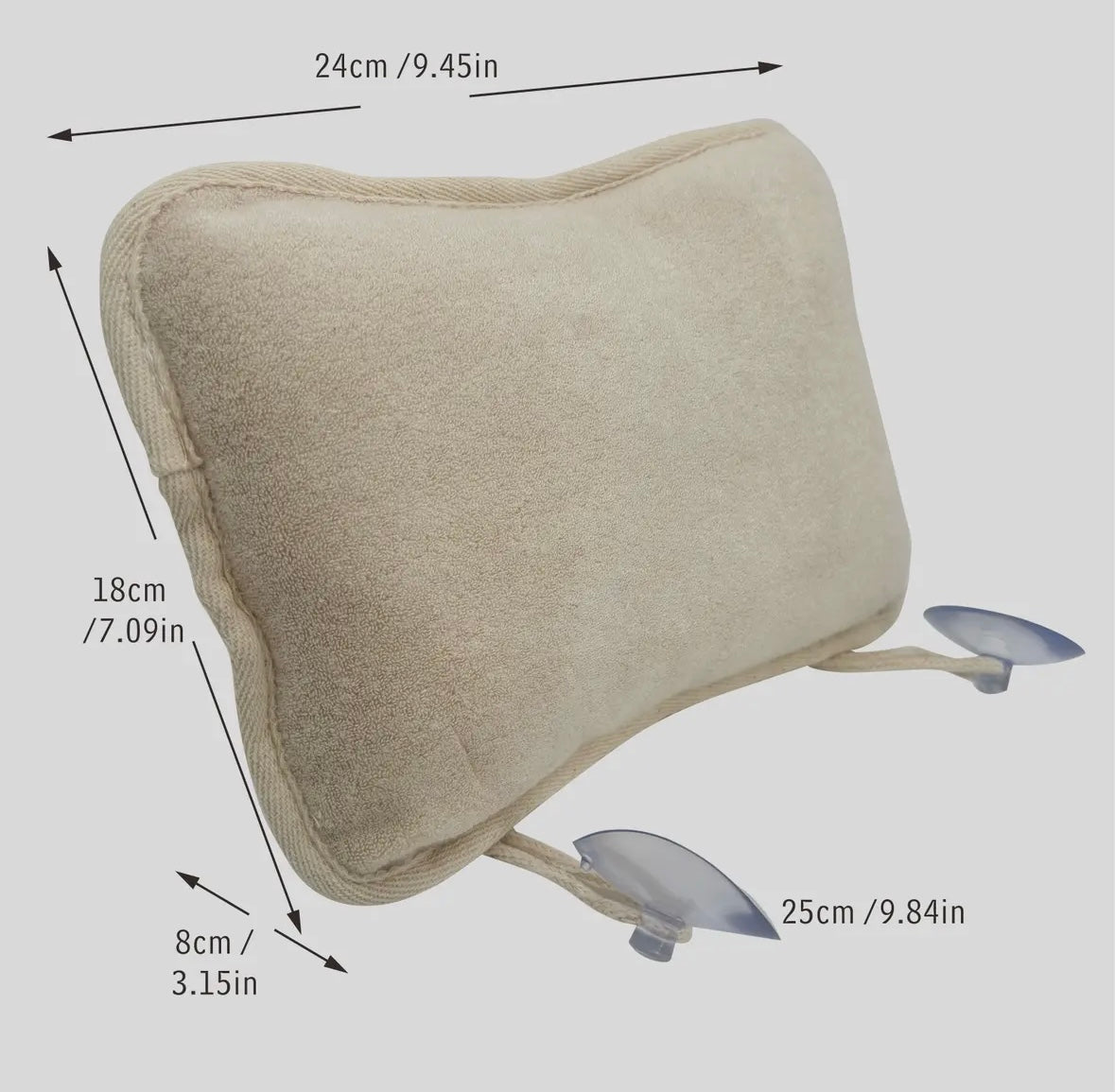 Olnatur Cotton & Bamboo Bath Pillow - Apex Bespoke Carpentry