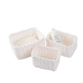 Load image into Gallery viewer, Set of 3 Braided Baskets | Storage Baskets | Storage Boxes for Accessories, Make - Up, Bathroom Organiser, Changing Table Organiser - Apex Bespoke Carpentry
