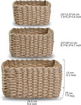Load image into Gallery viewer, Set of 3 Braided Baskets | Storage Baskets | Storage Boxes for Accessories, Make - Up, Bathroom Organiser, Changing Table Organiser - Apex Bespoke Carpentry
