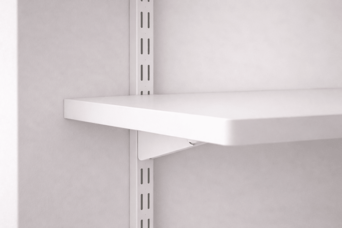 Small Adjustable Pantry Shelving Kit | 2 Custom Size Shelves | Wall Mounted - Apex Bespoke Carpentry