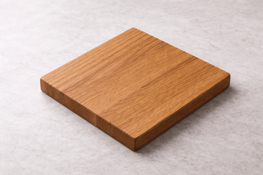 Solid Oak Cheese Board | 1" White American Oak | Small Chopping Board - Apex Bespoke Carpentry