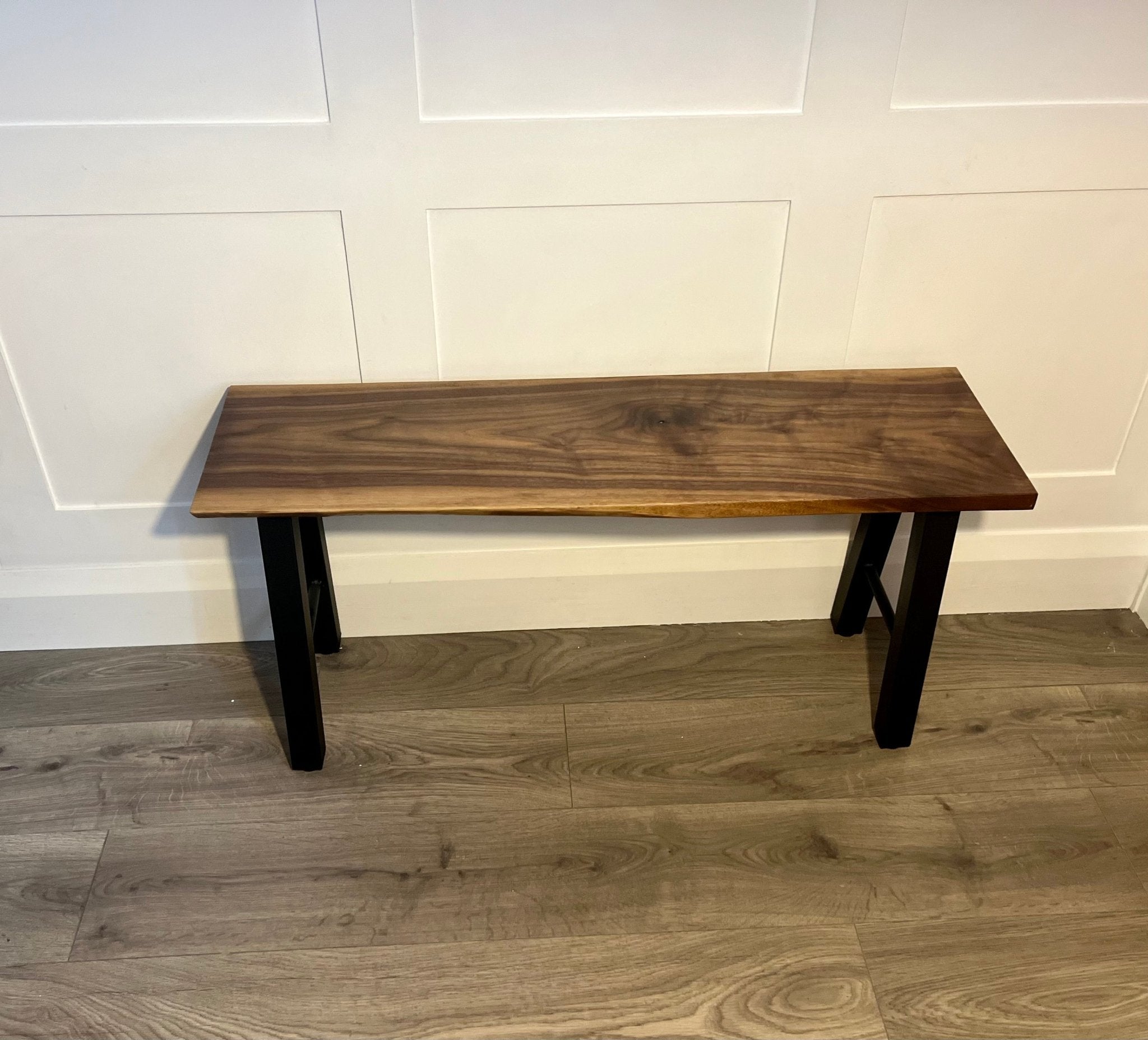 Solid Walnut Bench - Apex Bespoke Carpentry