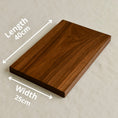 Load image into Gallery viewer, Solid Walnut Chopping Board - Apex Bespoke Carpentry
