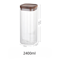 Load image into Gallery viewer, Square Sealed Glass Jar | Food Storage | Kitchen Organisation | Sealed Lid - Apex Bespoke Carpentry
