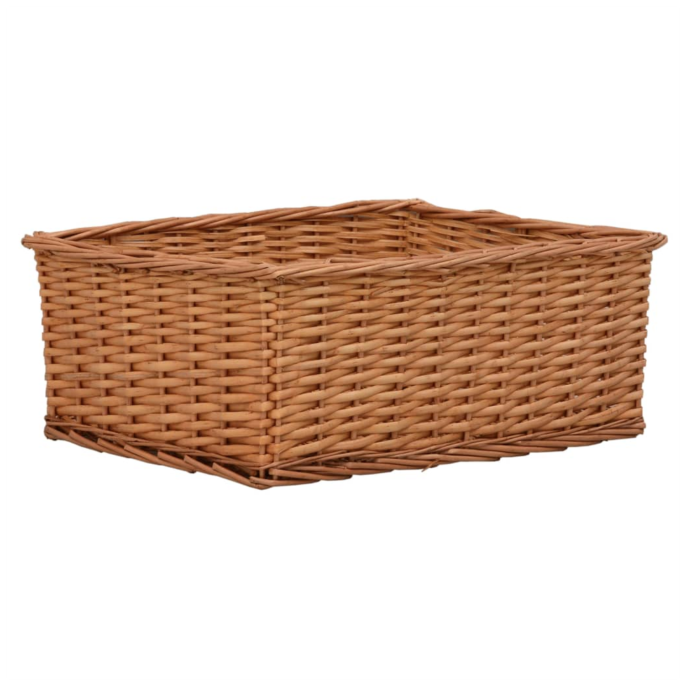 4 Piece Nesting Basket Set Brown Willow