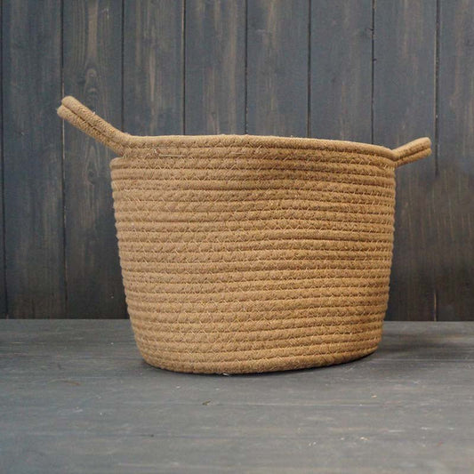 Woven Eared Baskets with Liner - Apex Bespoke Carpentry